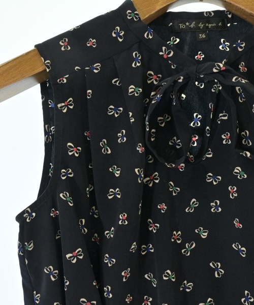 To b. by agnes b（トゥービーバイアニエスベー）ブラウス 黒 サイズ:36(S位) レディース/2200618355136