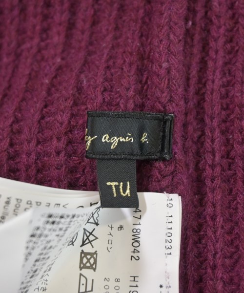 To b. by agnes b（トゥービーバイアニエスベー）ワンピース 紫 サイズ:TU(M位) レディース/2200669454017