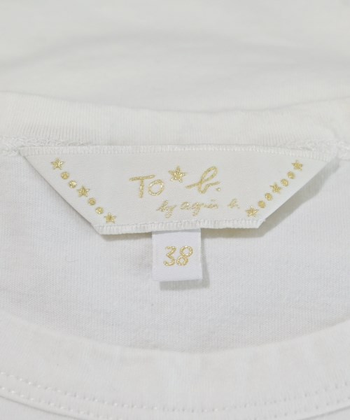 To b. by agnes b（トゥービーバイアニエスベー）Tシャツ・カットソー 白 サイズ:38(M位) レディース/2200672053023
