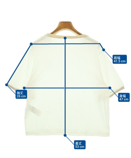 To b. by agnes b（トゥービーバイアニエスベー）Tシャツ・カットソー 白 サイズ:40(M位) レディース/2200674103023