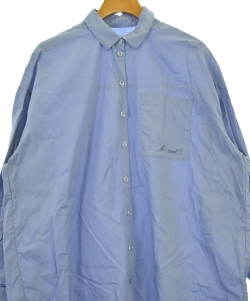 To b. by agnes b（トゥービーバイアニエスベー）カジュアルシャツ 青 サイズ:TU(M位) レディース/2200674813038