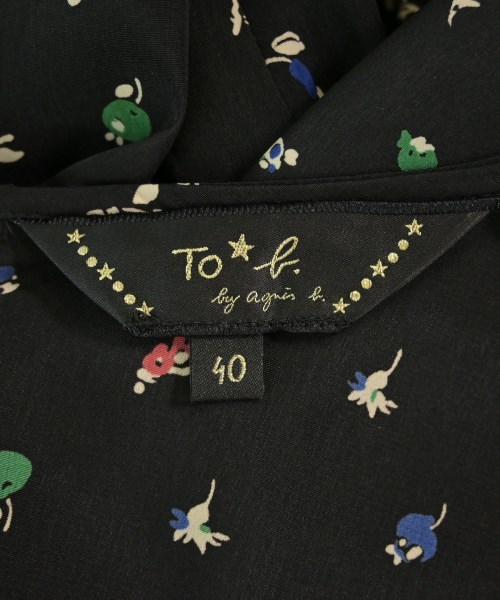 To b. by agnes b（トゥービーバイアニエスベー）シャツワンピース 黒 サイズ:40(M位) レディース/2200681159020