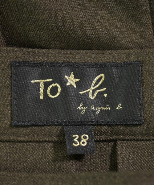 To b. by agnes b（トゥービーバイアニエスベー）ミニスカート 茶 サイズ:38(M位) レディース/2200680577122