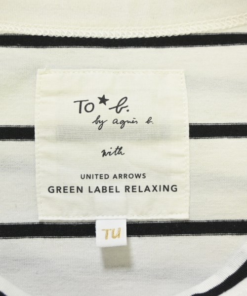To b. by agnes b（トゥービーバイアニエスベー）Tシャツ・カットソー 白 サイズ:U(M位) レディース/2200694117055