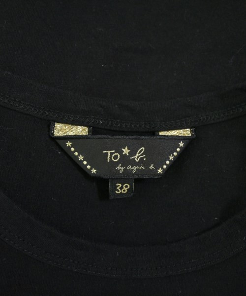 To b. by agnes b（トゥービーバイアニエスベー）Tシャツ・カットソー 黒 サイズ:38(M位) レディース/2200695246204