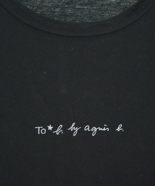 To b. by agnes b（トゥービーバイアニエスベー）Tシャツ・カットソー 黒 サイズ:38(M位) レディース/2200695246204