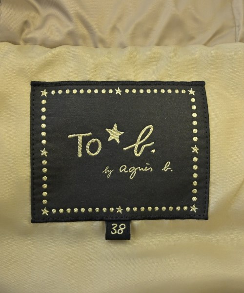 To b. by agnes b（トゥービーバイアニエスベー）ダウンコート ベージュ サイズ:38(M位) レディース/2200649082032