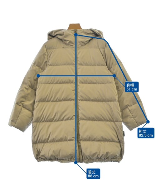 To b. by agnes b（トゥービーバイアニエスベー）ダウンコート ベージュ サイズ:38(M位) レディース/2200649082032