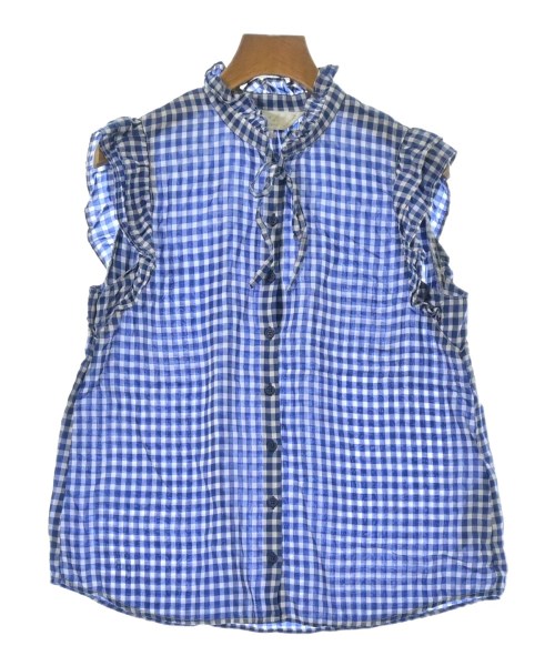 To b. by agnes b(トゥービーバイアニエスベー)ブラウス 青 サイズ:36(S位)/2200655810087