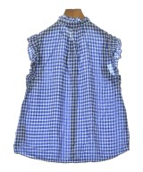 To b. by agnes b（トゥービーバイアニエスベー）ブラウス 青 サイズ:36(S位) レディース/2200655810087