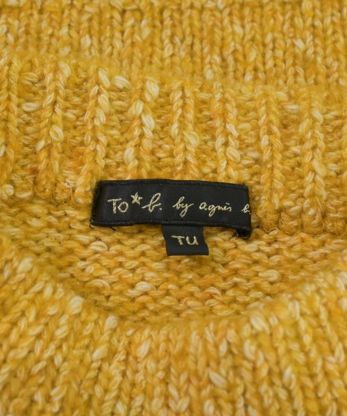 To b. by agnes b（トゥービーバイアニエスベー）ニット・セーター 黄 サイズ:TU(L位) レディース/2200650535060