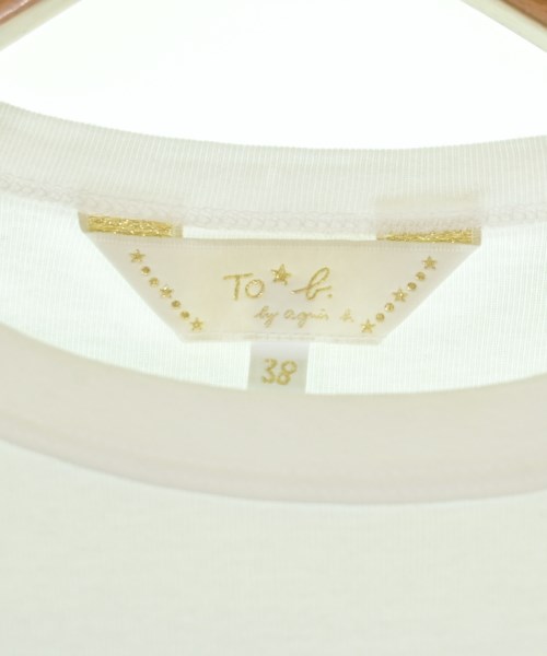 To b. by agnes b（トゥービーバイアニエスベー）Tシャツ・カットソー 白 サイズ:38(M位) レディース/2200650497283