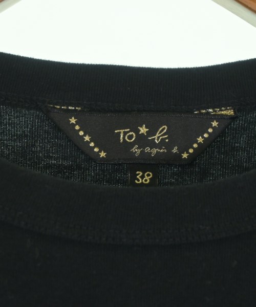 To b. by agnes b（トゥービーバイアニエスベー）Tシャツ・カットソー 黒 サイズ:38(M位) レディース/2200650497290