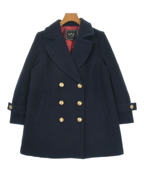 To b. by agnes b(トゥービーバイアニエスベー)ピーコート 紺 サイズ:36(S位)/2200650769014
