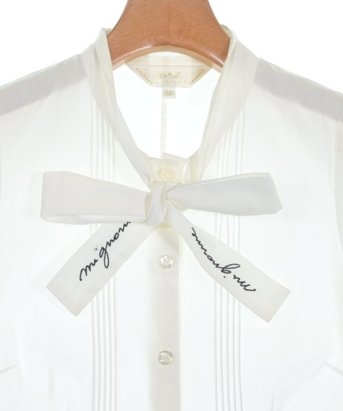 To b. by agnes b（トゥービーバイアニエスベー）カジュアルシャツ 白 サイズ:38(M位) レディース/2200658098024