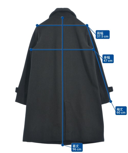 To b. by agnes b（トゥービーバイアニエスベー）コート 黒 サイズ:38(S位) メンズ/2200658613012