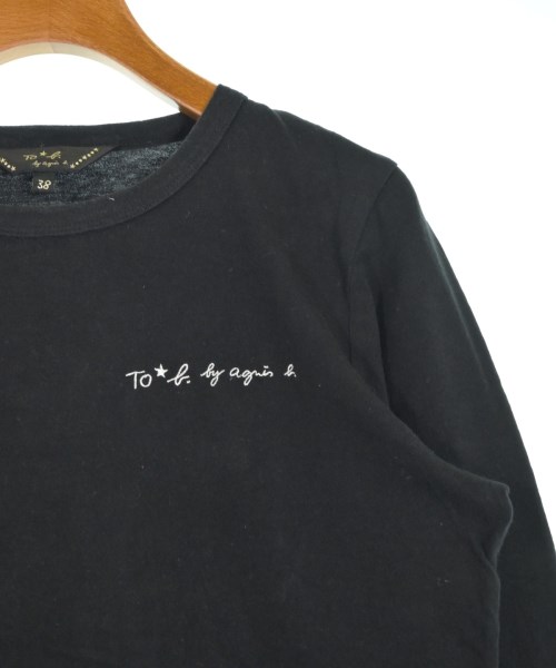 To b. by agnes b（トゥービーバイアニエスベー）Tシャツ・カットソー 黒 サイズ:38(M位) レディース/2200658380013