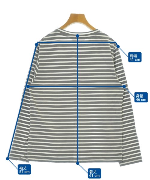 To b. by agnes b（トゥービーバイアニエスベー）Tシャツ・カットソー グレー サイズ:TU(M位) レディース/2200711606081