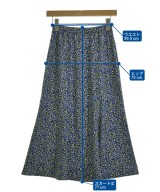 To b. by agnes b（トゥービーバイアニエスベー）ロング・マキシ丈スカート 青 サイズ:36(S位) レディース/2200718754266