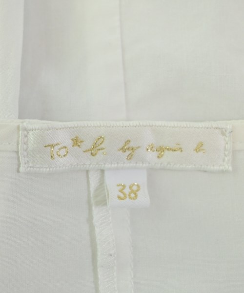 To b. by agnes b（トゥービーバイアニエスベー）ブラウス 白 サイズ:38(M位) レディース/2200645349184