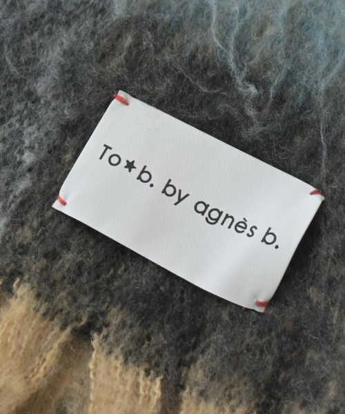 To b. by agnes b（トゥービーバイアニエスベー）マフラー 紺 サイズ:- レディース/2200648504061