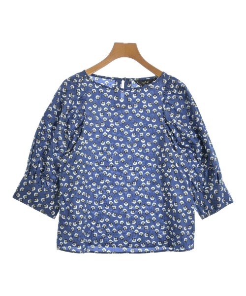 To b. by agnes b(トゥービーバイアニエスベー)ブラウス 青 サイズ:36(S位)/2200648815044