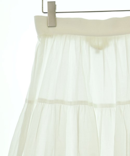 To b. by agnes b（トゥービーバイアニエスベー）ロング・マキシ丈スカート 白 サイズ:38(M位) レディース/2200652440072