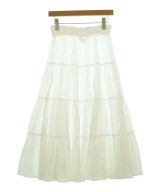 To b. by agnes b（トゥービーバイアニエスベー）ロング・マキシ丈スカート 白 サイズ:38(M位) レディース/2200652440072