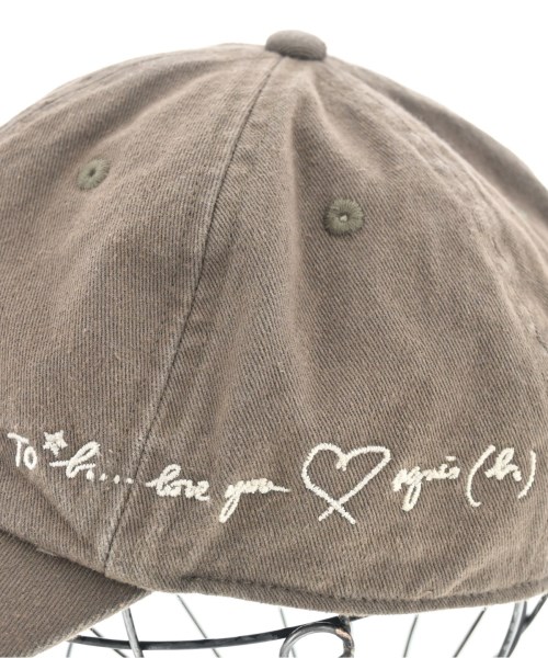 To b. by agnes b（トゥービーバイアニエスベー）キャップ 茶 サイズ:- レディース/2200652901641