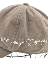 To b. by agnes b（トゥービーバイアニエスベー）キャップ 茶 サイズ:- レディース/2200652901641