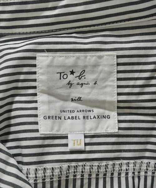 To b. by agnes b（トゥービーバイアニエスベー）シャツワンピース 白 サイズ:TU レディース/2200650487024