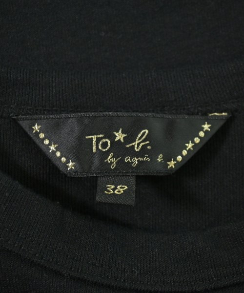 To b. by agnes b（トゥービーバイアニエスベー）Tシャツ・カットソー 黒 サイズ:38(M位) レディース/2200705189200