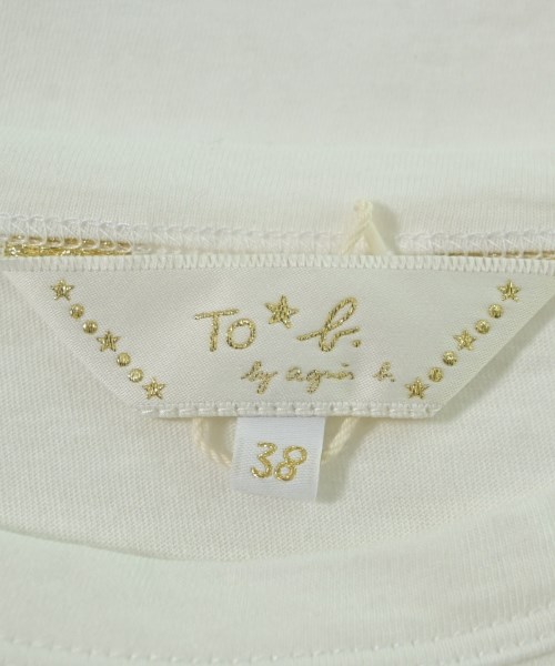 To b. by agnes b（トゥービーバイアニエスベー）Tシャツ・カットソー 白 サイズ:38(M位) レディース/2200704718043