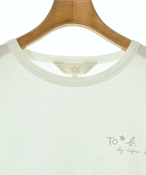 To b. by agnes b（トゥービーバイアニエスベー）Tシャツ・カットソー 白 サイズ:38(M位) レディース/2200704718043