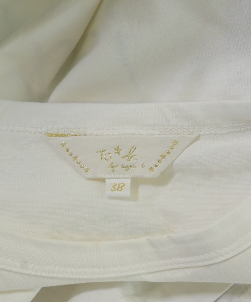 To b. by agnes b（トゥービーバイアニエスベー）Tシャツ・カットソー 白 サイズ:38(M位) レディース/2200710010223
