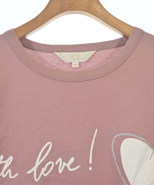 To b. by agnes b（トゥービーバイアニエスベー）Tシャツ・カットソー ピンク サイズ:38(M位) レディース/2200710010445