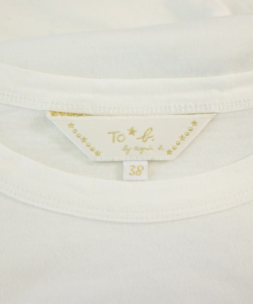 To b. by agnes b（トゥービーバイアニエスベー）Tシャツ・カットソー 白 サイズ:38(M位) レディース/2200729509107