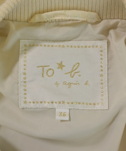 To b. by agnes b（トゥービーバイアニエスベー）ブルゾン 白 サイズ:36(S位) レディース/2200735541030
