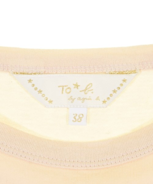 To b. by agnes b（トゥービーバイアニエスベー）Tシャツ・カットソー ベージュ サイズ:38(M位) レディース/2200721944098