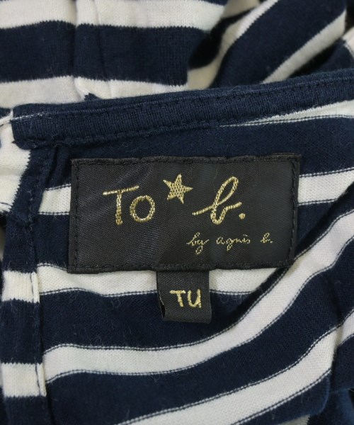 To b. by agnes b（トゥービーバイアニエスベー）Tシャツ・カットソー 紺 サイズ:F レディース/2200682142045