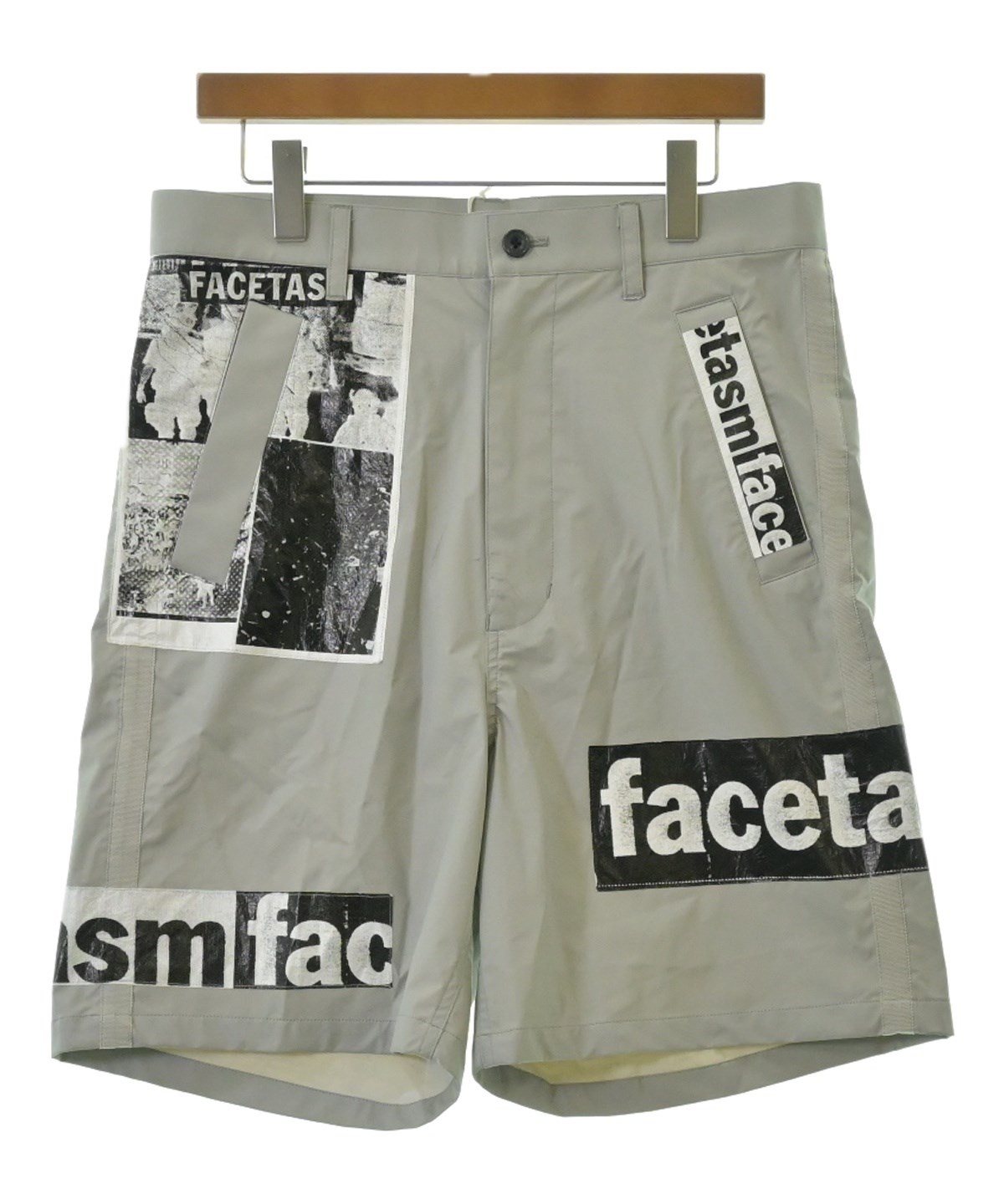 FACETASM ファセッタズム ショートパンツ S グレー 【古着】【中古】【送料無料】 FACETASM（ファセッタズム）ショートパンツ グレー サイズ:3(S位