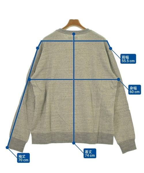 FACETASM（ファセッタズム）スウェット グレー サイズ:00(F) メンズ/2200641800641