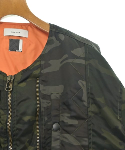 FACETASM（ファセッタズム）ミリタリーブルゾン 緑 サイズ:00(F) メンズ/2200624613015