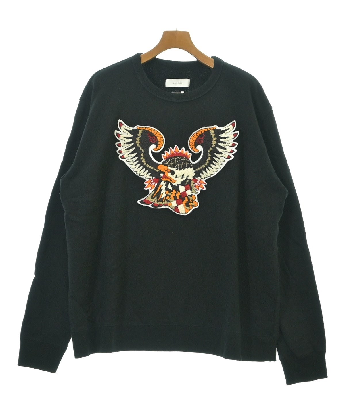 FACETASM（ファセッタズム）スウェット 黒 サイズ:00(F) メンズ