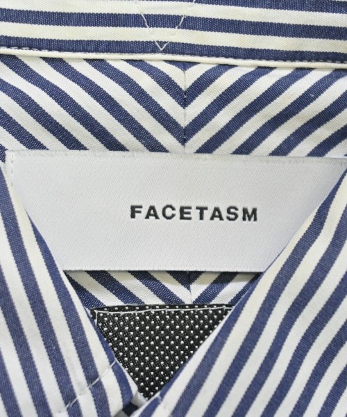 FACETASM（ファセッタズム）カジュアルシャツ 紺 サイズ:1(S位) レディース/2200608223049