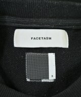 FACETASM（ファセッタズム）スウェット 黒 サイズ:3(S位) メンズ/2200701600013
