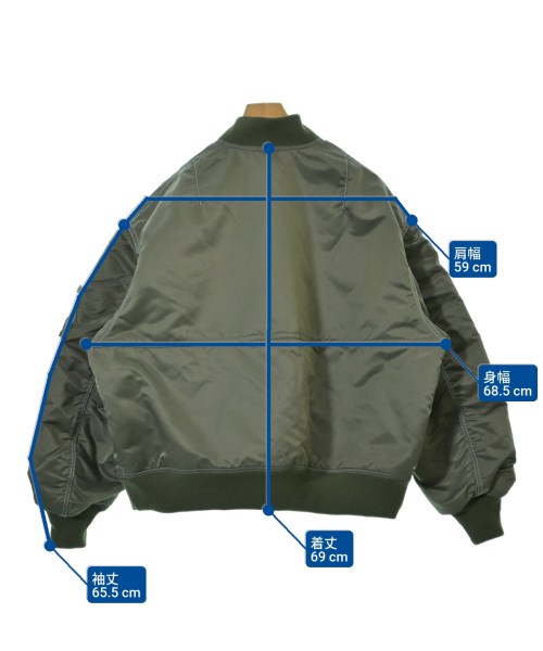 FACETASM（ファセッタズム）ミリタリーブルゾン カーキ サイズ:3(S位) メンズ/2200654917046
