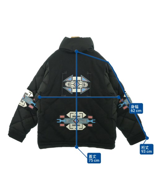 FACETASM（ファセッタズム）ダウンジャケット/ダウンベスト 黒 サイズ:4(M位) メンズ/2200654150061