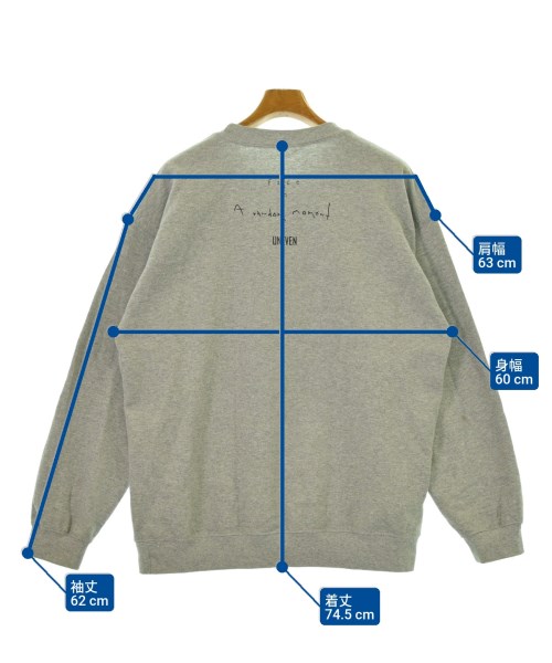 FACETASM（ファセッタズム）スウェット グレー サイズ:-(XL位) メンズ/2200654150085
