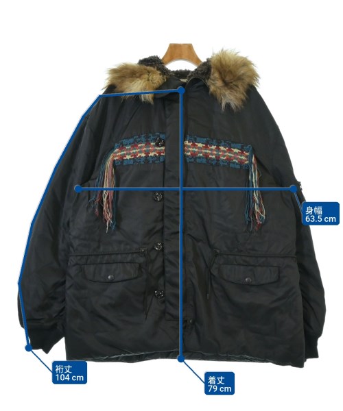 FACETASM（ファセッタズム）コート 黒 サイズ:4(M位) メンズ/2200660784014